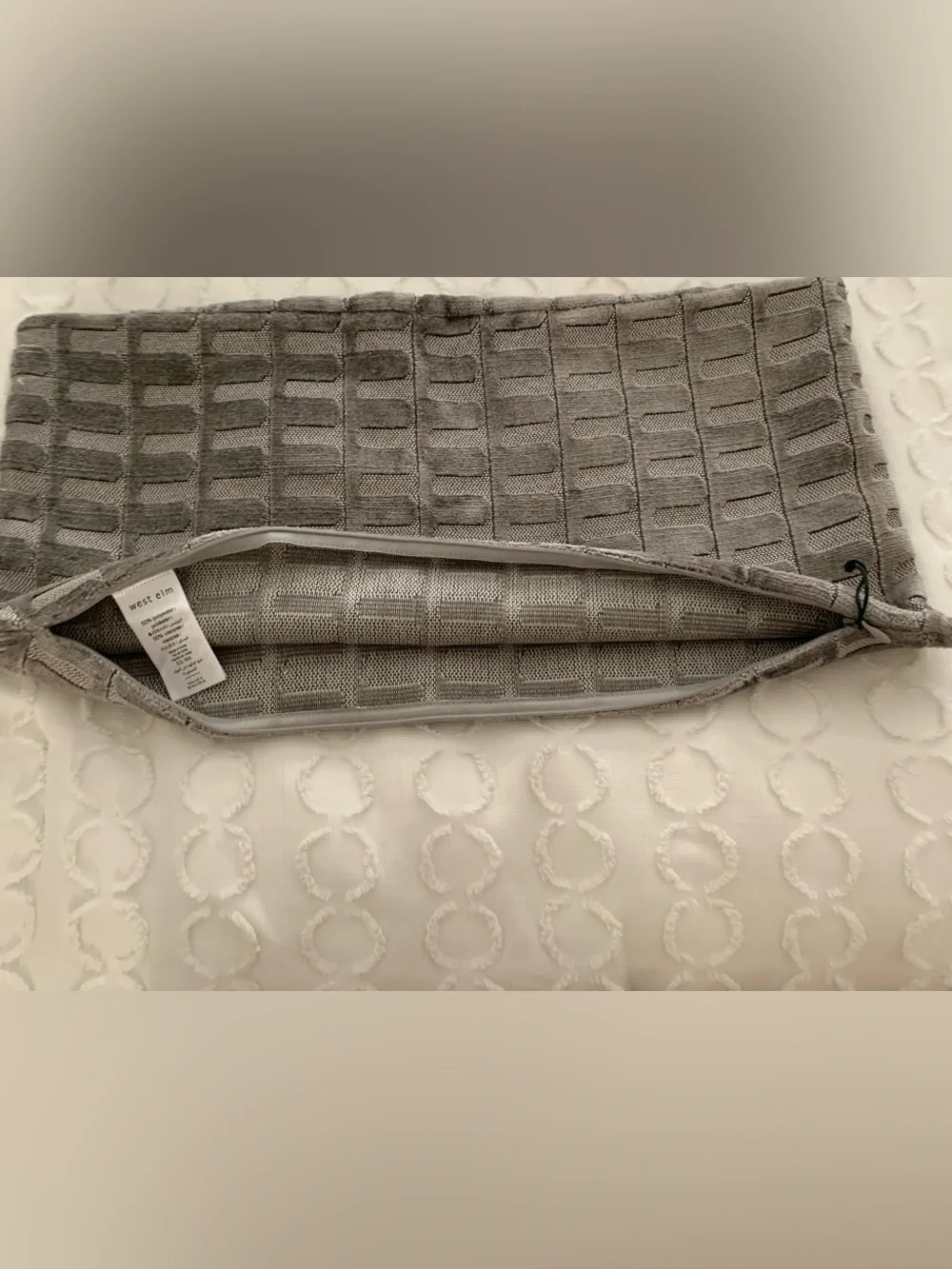 West Elm pillow covers